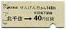 東武・金片★せんげん台から北千住→営団40円(昭和47年)