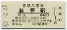 山陽本線・瀬野駅(60円券・昭和53年)