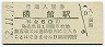 函館本線・函館駅(60円券・昭和52年)
