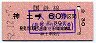 乗車券代用★足尾線・神土駅(60円券・昭和52年)
