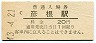 東海道本線・彦根駅(20円券・昭和43年)