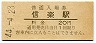 三セク化★信楽線・信楽駅(20円券・昭和44年)