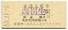 上毛電気鉄道・西桐生駅(80円券・昭和53年)