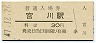 参宮線・宮川駅(30円券・昭和47年)0358