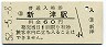 信越本線・新津駅(60円券・昭和52年)