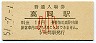 北陸本線・高岡駅(10円券・昭和51年・小児)