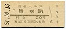東海道本線・塚本駅(30円券・昭和51年)