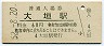 東海道本線・大垣駅(60円券・昭和52年)0741