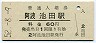 土讃本線・阿波池田駅(60円券・昭和52年)