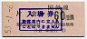 乗車券代用★横浜線・片倉駅(60円券・昭和53年)
