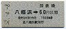 高松印刷・金額式★八幡浜→60円(昭和52年)