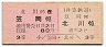 井笠鉄道・B型往復・廃止★笠岡→北川(3等80円)