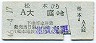 松本電鉄★松本→大庭(昭和46年・20円)