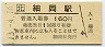 釧網本線・細岡駅(160円券・平成13年)