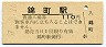 三セク化★岩日線・錦町駅(110円券・昭和57年)