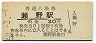 山陽本線・瀬野駅(30円券・昭和50年)