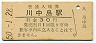 信越本線・川中島駅(30円券・昭和50年)