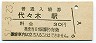 中央本線・代々木駅(30円券・昭和51年)