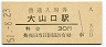 山陰本線・大山口駅(30円券・昭和51年)