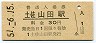 土讃本線・土佐山田駅(30円券・昭和51年)0419