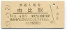 東海道本線・由比駅(60円券・昭和53年)