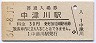 中央本線・中津川駅(30円券・昭和51年)