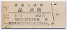 山手線・品川駅(30円券・昭和51年)