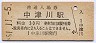 中央本線・中津川駅(30円券・昭和51年)