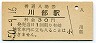 奥羽本線・川部駅(30円券・昭和50年)