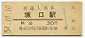 福知山線・塚口駅(30円券・昭和51年)