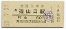 福知山線・篠山口駅(60円券・昭和53年)