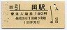 高徳線・引田駅(140円券・平成4年)
