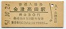 只見線・会津高田駅(30円券・昭和51年)