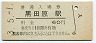東北本線・黒田原駅(60円券・昭和53年)