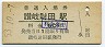 土讃本線・讃岐財田駅(60円券・昭和53年)