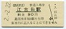 西武鉄道・江古田駅(90円券・平成2年)