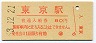ラッチ内赤刷★山手線・東京駅(80円券・昭和53年)