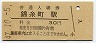 総武本線・錦糸町駅(30円券・昭和47年)