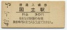 中央本線・国立駅(30円券・昭和48年)