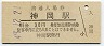 廃線★神岡線・神岡駅(30円券・昭和49年)