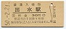 鹿児島本線・出水駅(30円券・昭和50年)