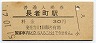 外房線・長者町駅(30円券・昭和51年)