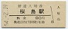 桜島線・桜島駅(80円券・昭和54年)