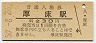 根室本線・厚床駅(30円券・昭和50年)