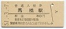 常磐線・馬橋駅(30円券・昭和51年)
