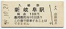 改称駅★名古屋鉄道・新岐阜駅(100円券・昭和59年)