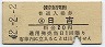 東京急行電鉄・日吉駅(20円券・昭和42年)