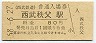 西武鉄道・西武秩父駅(80円券・昭和58年)