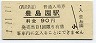 1-11-11★西武鉄道・豊島園駅(90円券・平成元年)