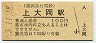 京浜急行電鉄・上大岡駅(100円券・平成3年)